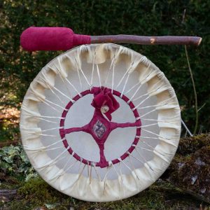 12" Shamanic Fallow Deer Drum "Earth Song"